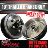 2X Trailer 10" Drums Suit HT Holden 5/108 PCD & S/L (Ford) Koyo Bearings