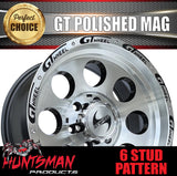 17X9 GT Alloy Mag Wheel 4X4 4wd 6/139.7 0 Offset Fits Landcruiser Nissan Ranger Hilux ETC