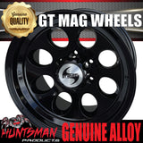 17x9, 0 Offset Black GT Alloy Mag Wheel Rim 4X4 4WD 6/139.7 PCD Toyota Nissan Patrol Ranger Hilux etc