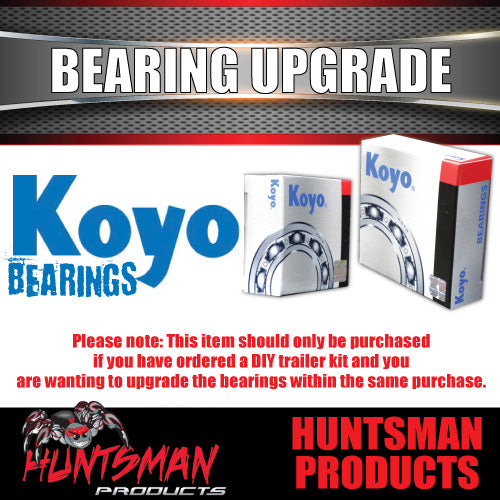 Upgrade To Koyo Japanese Bearings  For 2 Hubs, Drums or Discs to suit LM, S/L or Parallel Bearings