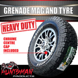 15" 6 Stud Grenade Caravan Trailer Alloy Wheel Rim & 195R15 LT Roadcruza RA1100 All Terrain Tyre 195 15