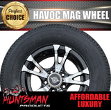 14" Havoc Trailer Caravan Alloy & 185R14C Tyre suits Ford pattern. 185 14