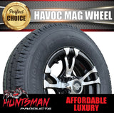 14" Havoc Trailer Caravan Alloy Rim & 195R14C Tyre suits Ford pattern. 195 14