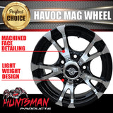 14X5.5 Caravan Trailer Havoc Alloy Mag Wheel: suits Ford pattern