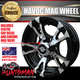 14" Havoc Trailer Caravan Alloy Rim & 195R14C Tyre suits Ford pattern. 195 14