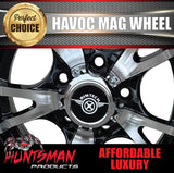 14X5.5 Caravan Trailer Havoc Alloy Mag Wheel: suits Ford pattern