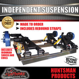 4000KG TANDEM INDEPENDENT SUSPENSION. IRONMAN SHOCKS & COILS