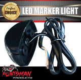 Huntsman Products Front White Outline LED Truck Trailer Marker Light lamp 10-30 Volt