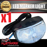 Huntsman Products Front White Outline LED Truck Trailer Marker Light lamp 10-30 Volt