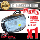 1x Huntsman Side Amber Clearance Indicator Marker LED Truck Trailer Light lamp 10-30 Volt