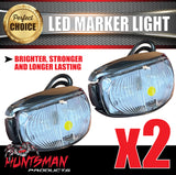 2x Huntsman Side Amber Clearance Indicator Marker LED Truck Trailer Light lamp 10-30 Volt