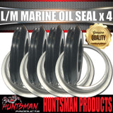 4x Marine Oil Seal LM (Holden) for Trailer Hub Drum Disc Holden Bearings