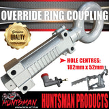 2000kg Trailer Caravan Hydraulic Override Ring Coupling Hitch Suit Pintle Hook. CTA Approved