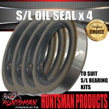 4 x Oil Seal SL (Ford) for Trailer Hub Drum Disc Ford Bearings