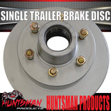 1x 12" Dacromet 2000kg 6 Stud Trailer Disc 6/139.7 PCD & Bearing Kit. Alko Style Marine Seal