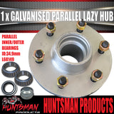 x1 Dacromet Parallel 6 stud Trailer Caravan Hub 6/139.7 pcd & 68149 Bearings