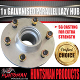 x1 Dacromet Parallel 6 stud Trailer Caravan Hub 6/139.7 pcd & 68149 Bearings