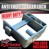 DO35 Hitchmaster & Poly Block Coupling Anti Theft Trailer Lock With Lock & Keys