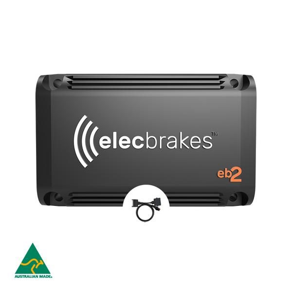 Elecbrakes Bluetooth Electric Brake Controller with Flat to Flat Plug Adaptor