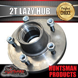 2X 2 Tonne 5 Stud Landcruiser Stud Pattern Trailer Hubs 5/150 pcd 2000kg Bearings