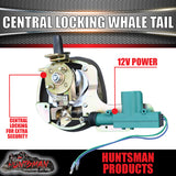 12Volt Power Operated Chrome Whale Tail T Handle Folding Lock