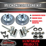 12" Galvanised 6 Stud Boat Trailer Mechanical Disc Brake kit Caravan 6/139.7 PCD