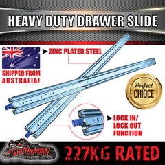 Heavy duty drawer slide - 227kg Non Locking Drawer Slide